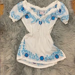 NWOT Gretchen Scott off shoulder peasant top